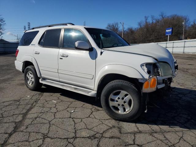 5TDBT48A72S074021 - 2002 TOYOTA SEQUOIA LIMITED WHITE photo 4