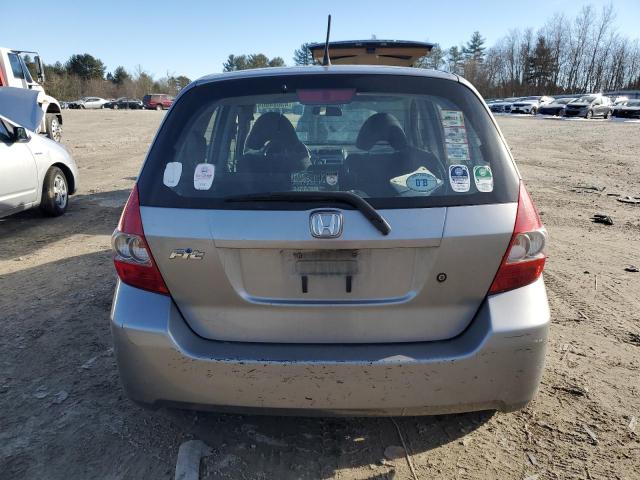 JHMGD38447S066690 - 2007 HONDA FIT SILVER photo 6