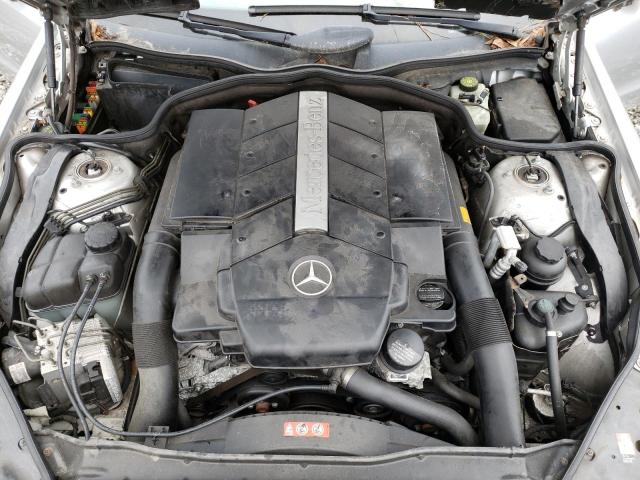 WDBSK75F25F100984 - 2005 MERCEDES-BENZ SL 500 SILVER photo 11