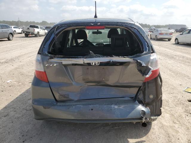 JHMGE8H3XDC021101 - 2013 HONDA FIT GRAY photo 6