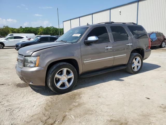 1GNSCCE02ER215125 - 2014 CHEVROLET TAHOE C1500 LTZ GRAY photo 1