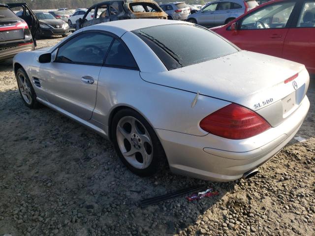 WDBSK75F74F064627 - 2004 MERCEDES-BENZ SL 500 SILVER photo 2