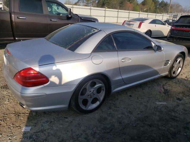 WDBSK75F74F064627 - 2004 MERCEDES-BENZ SL 500 SILVER photo 3