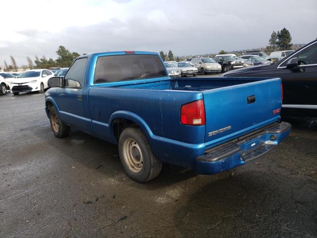 1GTCS145828131474 - 2002 GMC SONOMA BLUE photo 2