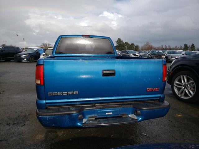 1GTCS145828131474 - 2002 GMC SONOMA BLUE photo 6