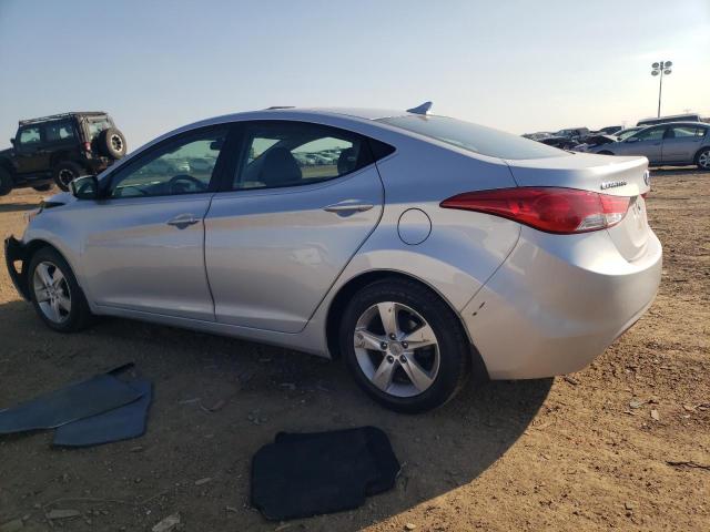 5NPDH4AE4DH171886 - 2013 HYUNDAI ELANTRA GLS SILVER photo 2