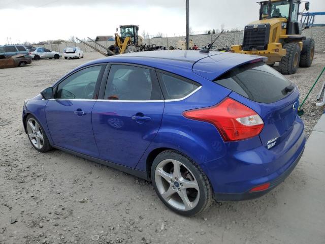 1FADP3N25EL268921 - 2014 FORD FOCUS TITANIUM BLUE photo 2