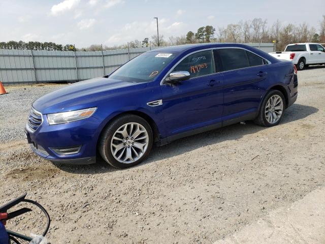 1FAHP2F81DG235257 - 2013 FORD TAURUS LIMITED BLUE photo 1