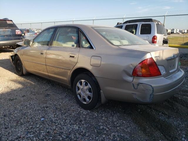 4T1BF28B7YU095603 - 2000 TOYOTA AVALON XL TAN photo 2