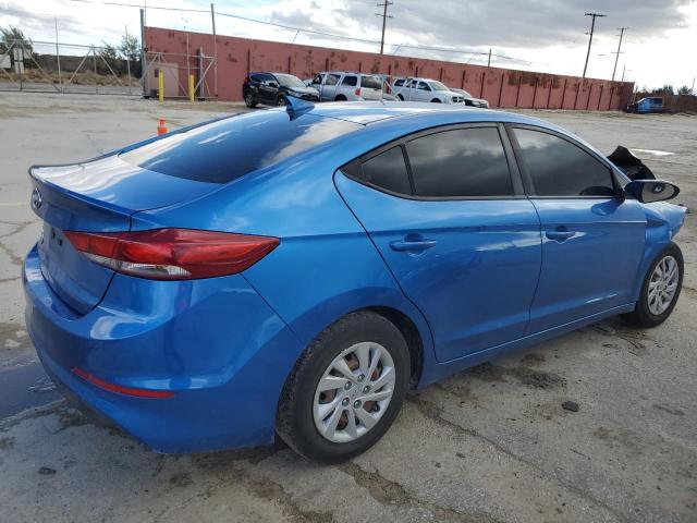 5NPD74LF0HH082637 - 2017 HYUNDAI ELANTRA SE BLUE photo 3