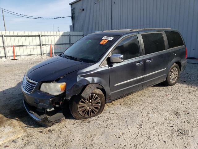 2C4RC1CG7ER138421 - 2014 CHRYSLER TOWN & COU TOURING L GRAY photo 1