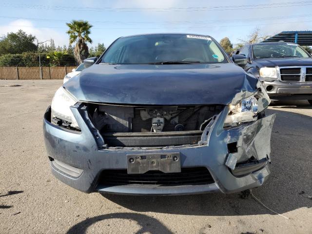 3N1AB7AP1EY229760 - 2014 NISSAN SENTRA S GRAY photo 5