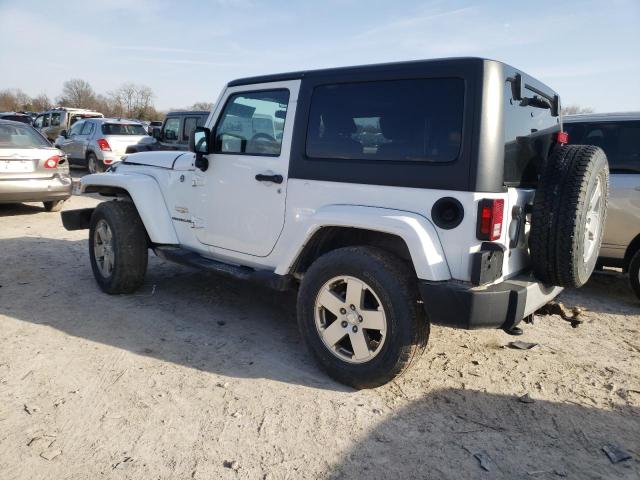 1C4AJWBG4CL118621 - 2012 JEEP WRANGLER SAHARA WHITE photo 2