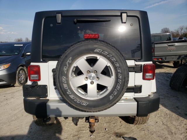 1C4AJWBG4CL118621 - 2012 JEEP WRANGLER SAHARA WHITE photo 6