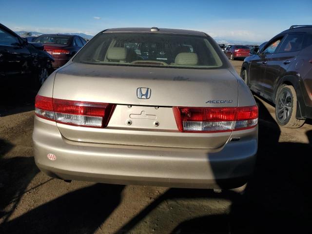 1HGCM66504A030849 - 2004 HONDA ACCORD EX GOLD photo 6