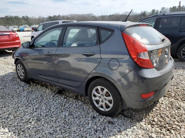 KMHCT5AE4CU042398 - 2012 HYUNDAI ACCENT GLS GRAY photo 2