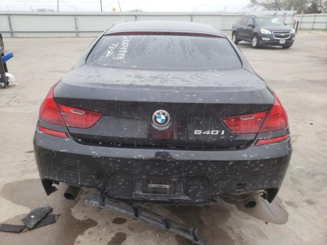 WBA6A0C55ED317638 - 2014 BMW 640 I GRAN COUPE BLACK photo 6
