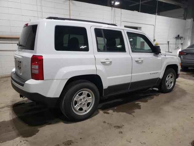 1C4NJPBA7ED817841 - 2014 JEEP PATRIOT SPORT WHITE photo 3