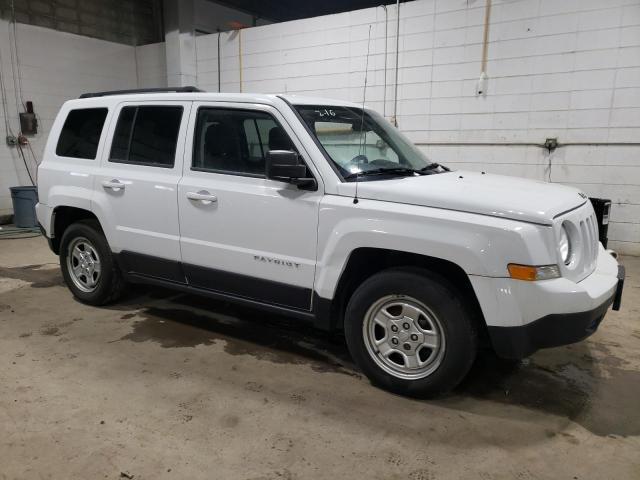 1C4NJPBA7ED817841 - 2014 JEEP PATRIOT SPORT WHITE photo 4