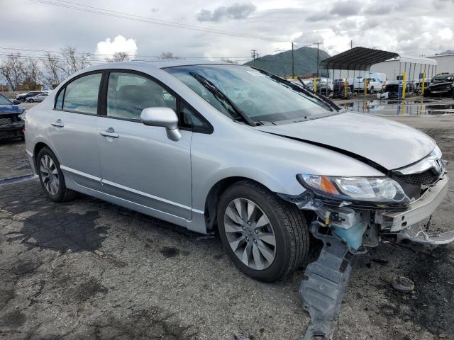 19XFA1F99AE032327 - 2010 HONDA CIVIC EXL SILVER photo 4