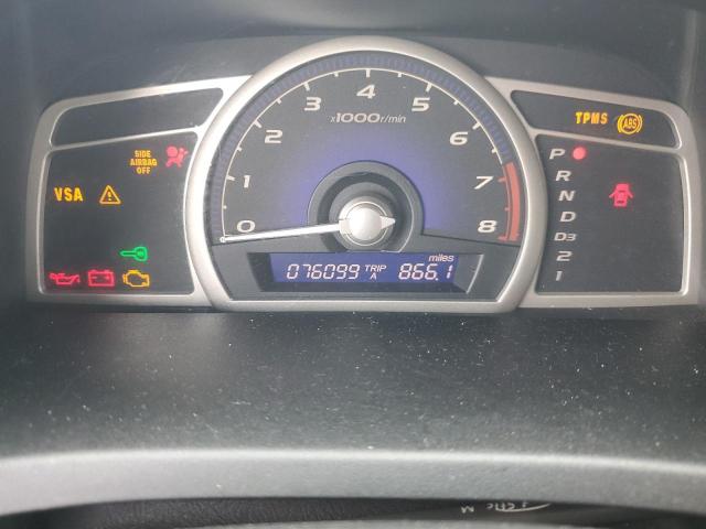 19XFA1F99AE032327 - 2010 HONDA CIVIC EXL ვერცხლისფერი ფოტო 9