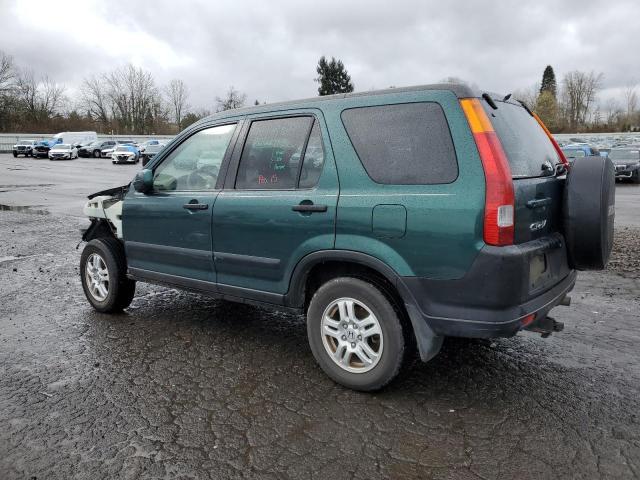 JHLRD78873C030391 - 2003 HONDA CR-V EX GREEN photo 2