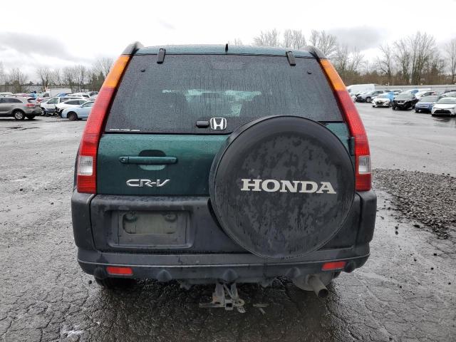 JHLRD78873C030391 - 2003 HONDA CR-V EX GREEN photo 6