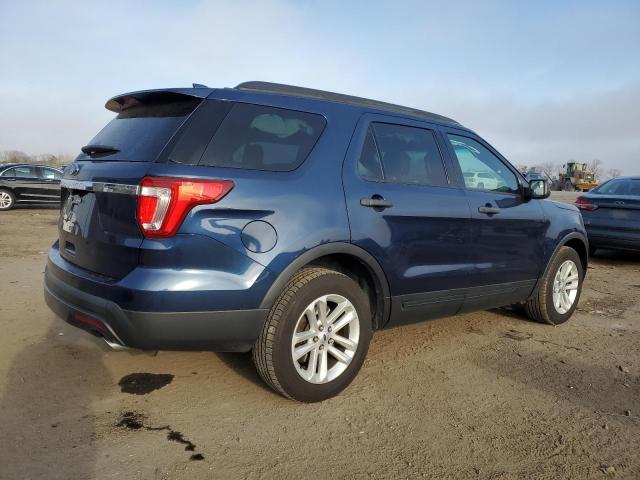 1FM5K7B86GGA09164 - 2016 FORD EXPLORER BLUE photo 3