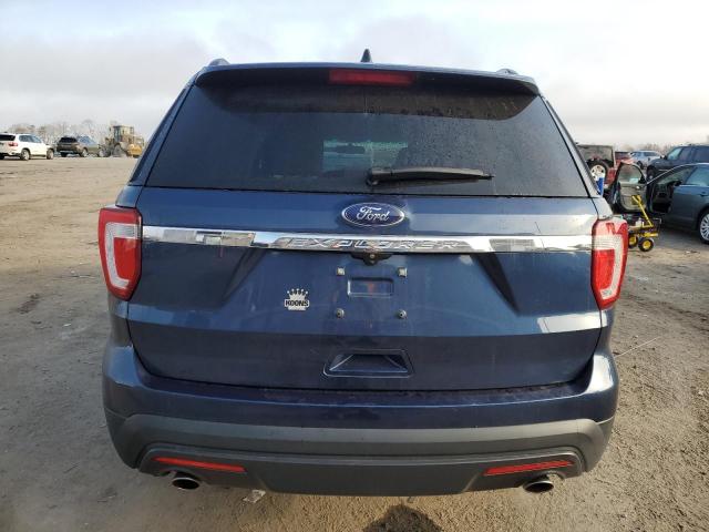 1FM5K7B86GGA09164 - 2016 FORD EXPLORER BLUE photo 6