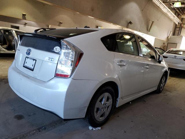 JTDKN3DU1B1466669 - 2011 TOYOTA PRIUS WHITE photo 3