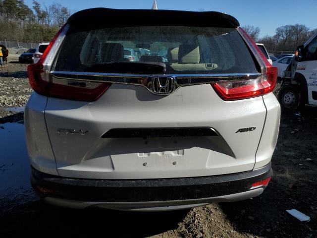 2HKRW6H39KH231900 - 2019 HONDA CR-V LX WHITE photo 6