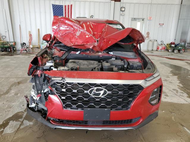 5NMS3CAD6KH065912 - 2019 HYUNDAI SANTA FE SEL RED photo 5