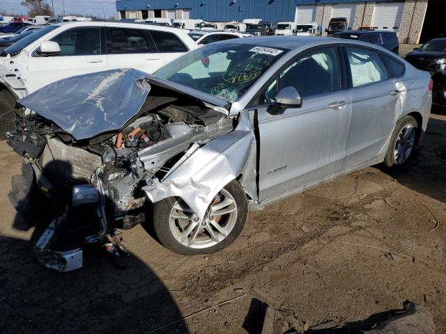 3FA6P0LU2JR249346 - 2018 FORD FUSION SE HYBRID SILVER photo 1