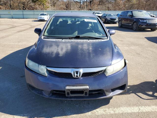 2HGFA16569H533478 - 2009 HONDA CIVIC LX BLUE photo 5