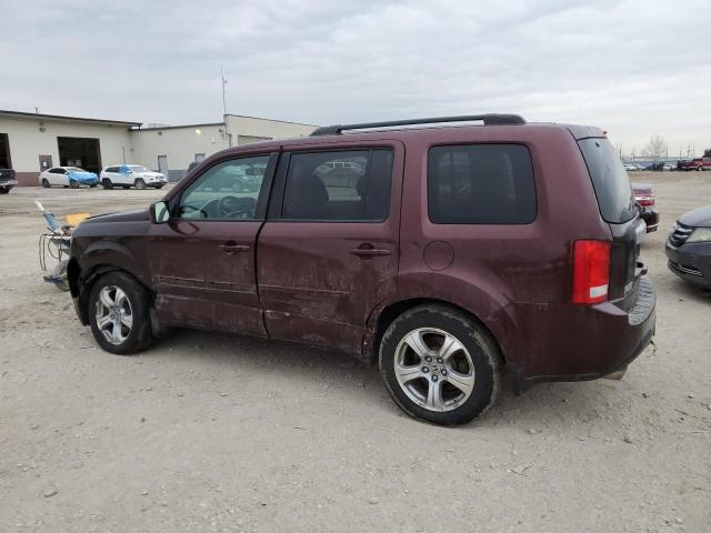 5FNYF4H42CB056950 - 2012 HONDA PILOT EX BURGUNDY photo 2