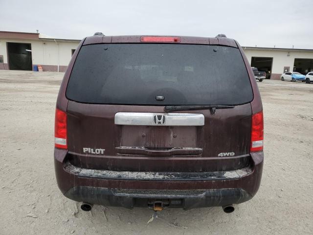 5FNYF4H42CB056950 - 2012 HONDA PILOT EX BURGUNDY photo 6