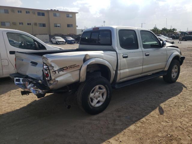 5TEGN92N22Z031251 - 2002 TOYOTA TACOMA DOUBLE CAB PRERUNNER SILVER photo 3