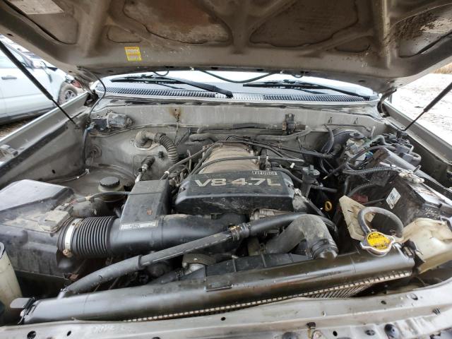 5TBBT44181S202974 - 2001 TOYOTA TUNDRA ACCESS CAB ბეჟი ფოტო 11