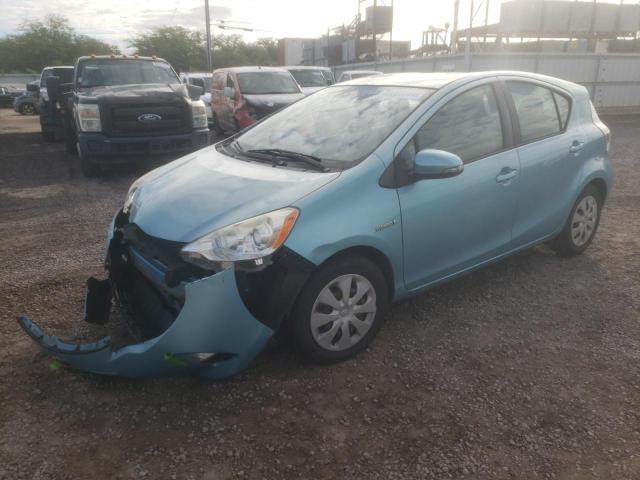 JTDKDTB36E1068312 - 2014 TOYOTA PRIUS C TEAL photo 1