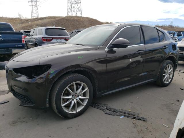 ZASFAKBN6J7B80421 - 2018 ALFA ROMEO STELVIO TI Շագանակագույն լուսանկար 1