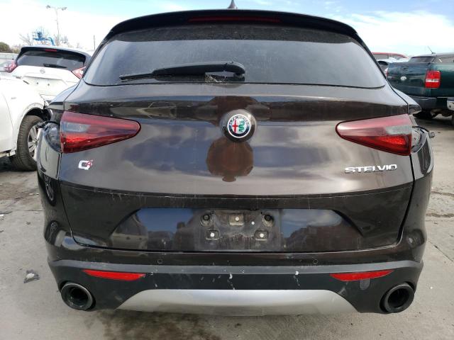 ZASFAKBN6J7B80421 - 2018 ALFA ROMEO STELVIO TI Շագանակագույն լուսանկար 6