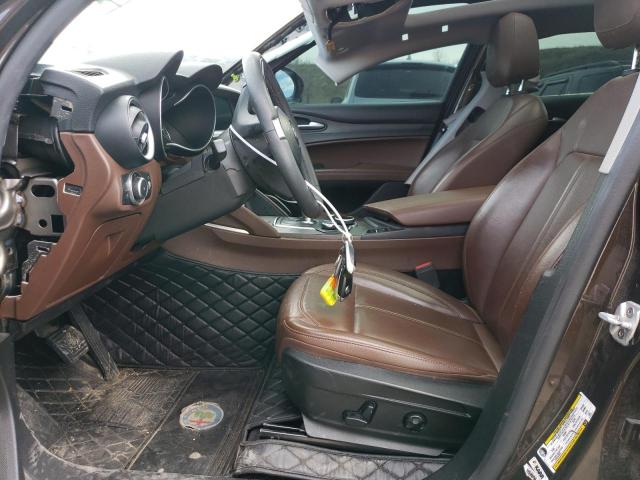 ZASFAKBN6J7B80421 - 2018 ALFA ROMEO STELVIO TI Շագանակագույն լուսանկար 7