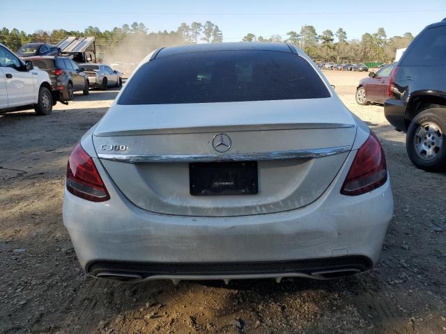 55SWF4JB0HU205944 - 2017 MERCEDES-BENZ C 300 WHITE photo 6