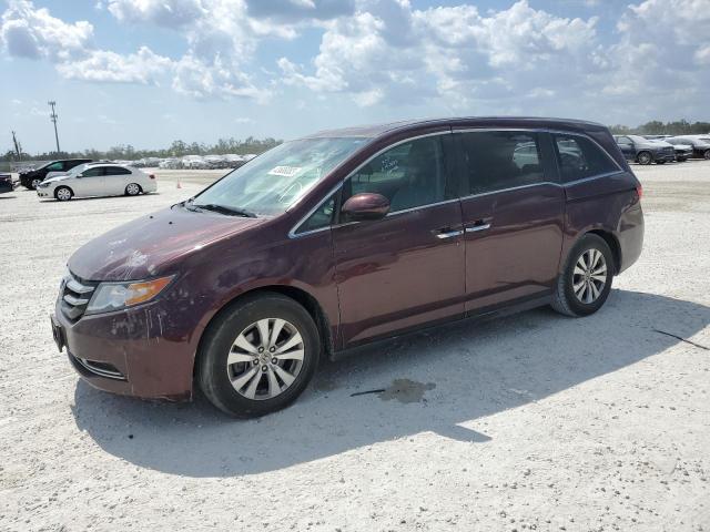 5FNRL5H65FB036961 - 2015 HONDA ODYSSEY EXL BURGUNDY photo 1