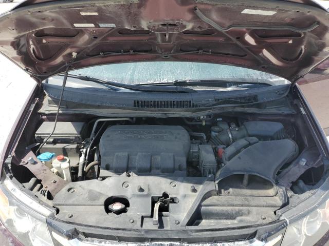 5FNRL5H65FB036961 - 2015 HONDA ODYSSEY EXL BURGUNDY photo 12