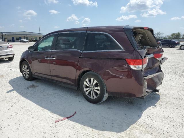 5FNRL5H65FB036961 - 2015 HONDA ODYSSEY EXL BURGUNDY photo 2
