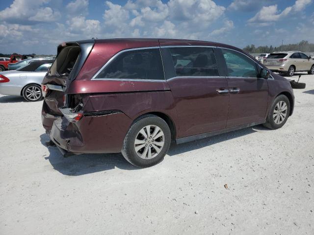 5FNRL5H65FB036961 - 2015 HONDA ODYSSEY EXL BURGUNDY photo 3