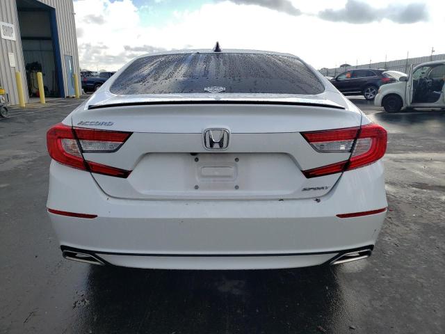 1HGCV1F39NA057841 - 2022 HONDA ACCORD SPORT WHITE photo 6