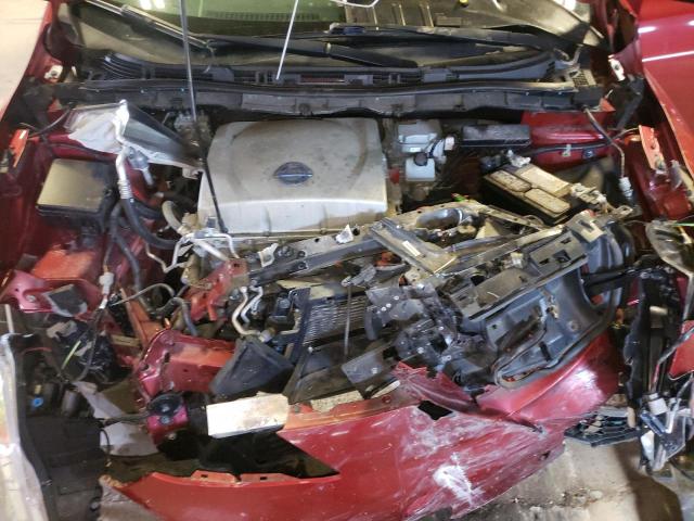 1N4AZ0CP7FC309187 - 2015 NISSAN LEAF S RED photo 11