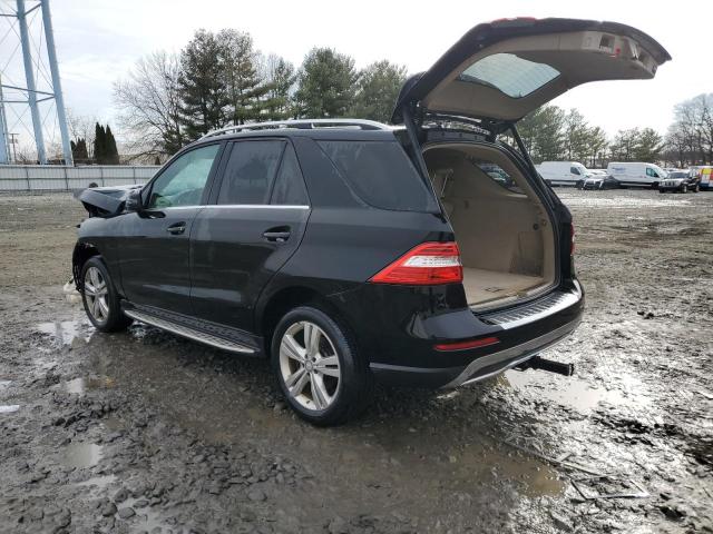 4JGDA5HB8FA616450 - 2015 MERCEDES-BENZ ML 350 4MATIC BLACK photo 2